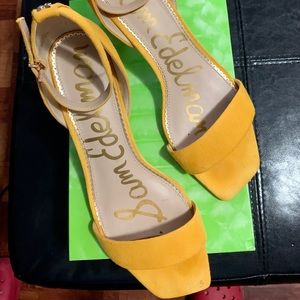 Yellow Sandal Heels